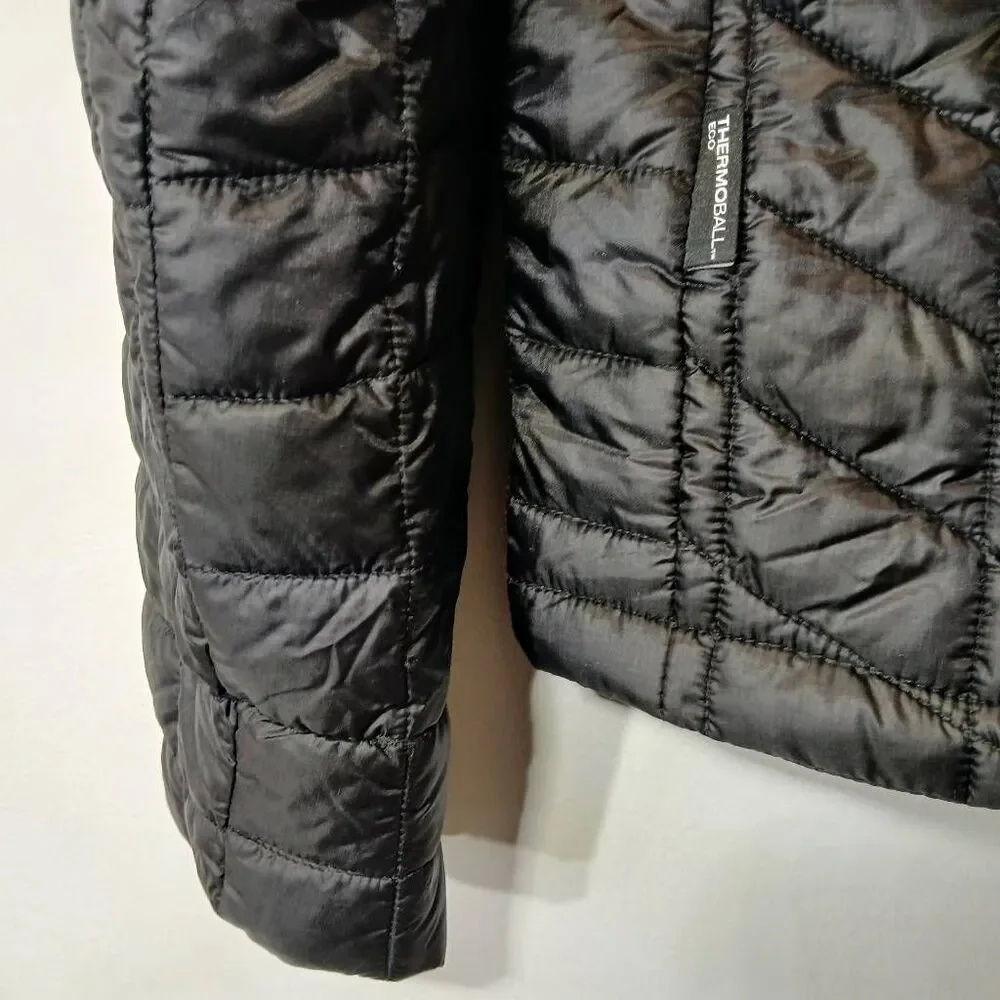 North face Mens thermoball trekker jacket lightweight packable coat black
